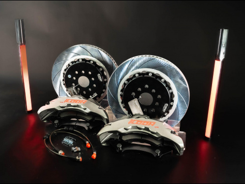 Тормозная тюнинг система MINI Cooper F56 (2013-2024) ICOOH IC5 (ex DR6), (ротор до 362 мм) цвет: Серый, поршней: 6, передняя ось, IC5-2072-G-0-0-0-0-0-0-0-0