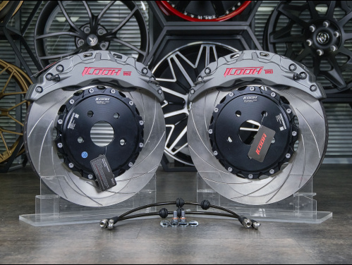 Тормозная тюнинг система TOYOTA RAV4 5 поколение (XA50) (2018-2024) ICOOH IC5 (ex DR6), (ротор до 362 мм) цвет: Серый, поршней: 6, передняя ось, IC5-2922-G-0-0-0-0-0-0-0-0