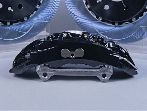 Тормозная тюнинг-система RAM 1500 V (DT) (2018-2024) ICOOH IC61, (410*36mm, Фиксированный, Насечки), поршней: 6, передняя ось, цвет: Черный IC61-728-B-03-15-01-02-0E-01-00-02