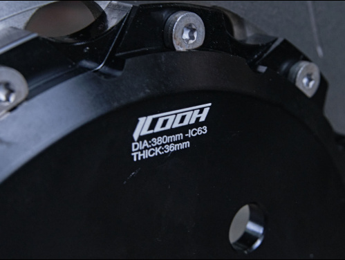 Тормозная тюнинг система Mercedes-Benz V-Класс II (W447) (2014-2024) ICOOH IC62 (380*34mm) цвет: Черный, поршней: 6, передняя ось, IC62-2020-B-03-0D-01-02-0F-01-00-02