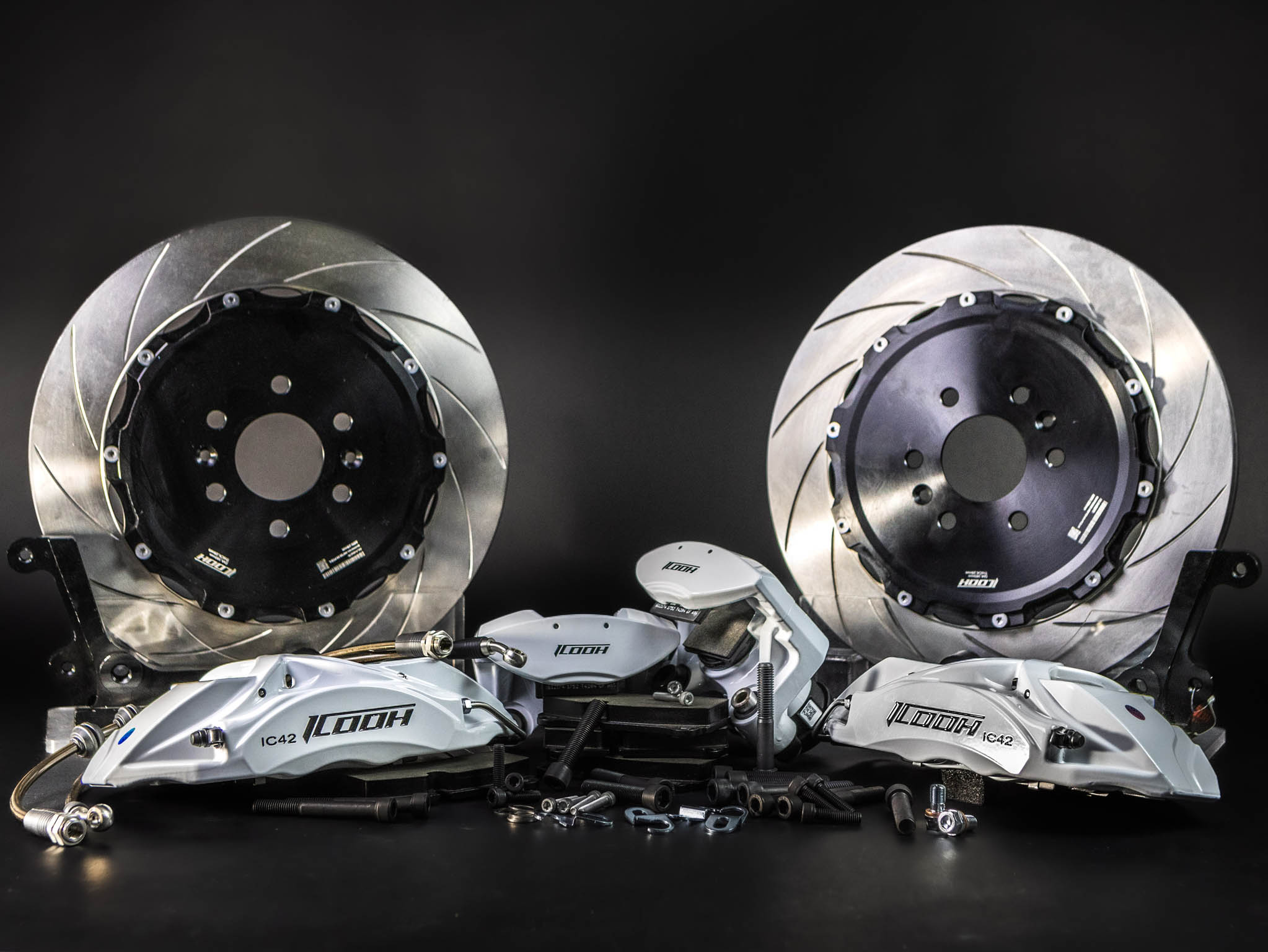 Тормозная тюнинг система FORD F-150 12 поколение (2009-2014) (Кроме FBAAD0) ICOOH X42 (400*28mm, Фиксированный, Насечки) цвет: Белый, поршней: 4, задняя ось, X42-1156-W-03-0F-01-02-08-05-00-02 Тормозная тюнинг система FORD F-150 12 поколение (2009-2014) (Кроме FBAAD0) ICOOH X42 (400*28mm, Фиксированный, Насечки) цвет: Белый, поршней: 4, задняя ось, X42-1156-W-03-0F-01-02-08-05-00-02